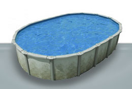 Mesure une piscine Ovale