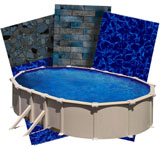 Toile de piscine ovale